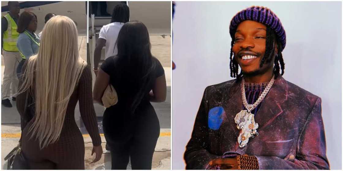 Naira Marley's new bodyguards, Naira Marley Naira Marley's new bodyguards, Naira Marley