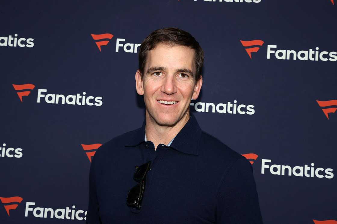 Eli Manning at Fanatics Super Bowl Party on February 12, 2022 in Culver City, California.