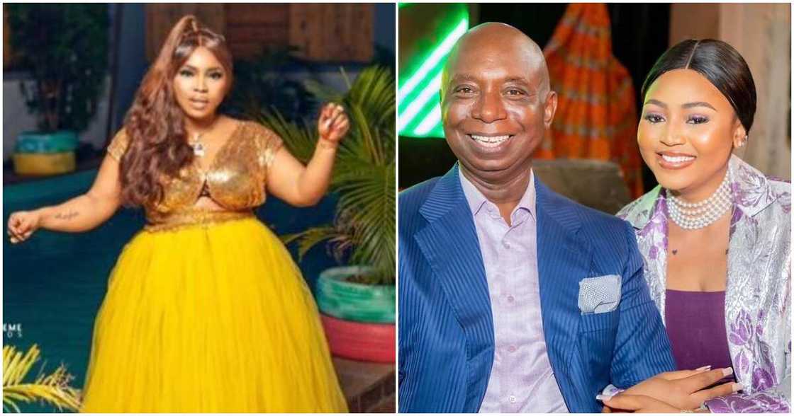 Photos of Halima Abubakar, Regina Daniels and Ned Nwoko Photos of Halima Abubakar, Regina Daniels and Ned Nwoko