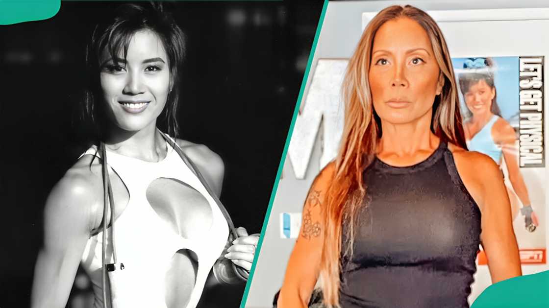 Kiana Tom posing for the camera Kiana Tom posing for the camera