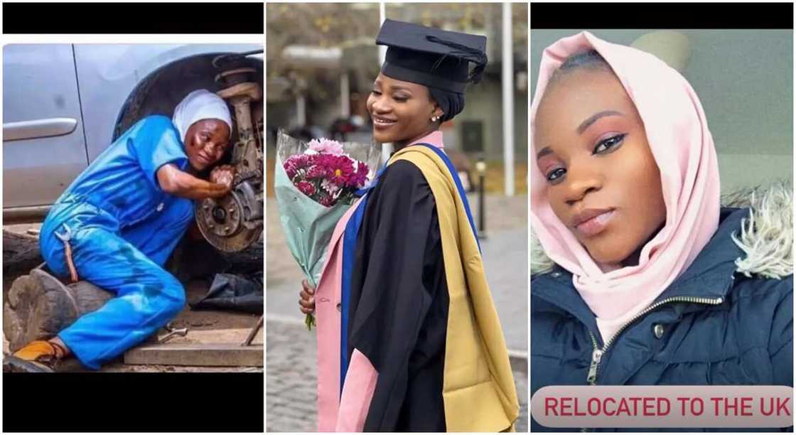 Photos of a lady who worked as a mechanic. Photos of a lady who worked as a mechanic.