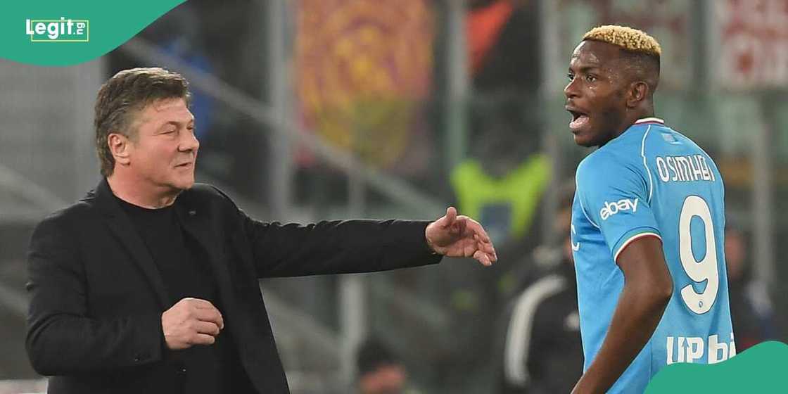 Osimhen absent from the Napoli squad while on international duty at the 2023 AFCON Osimhen absent from the Napoli squad while on international duty at the 2023 AFCON