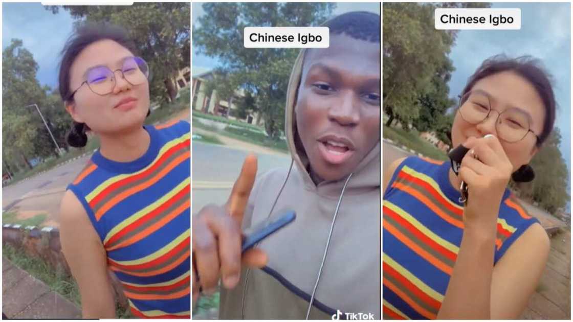 Igbo language use in Nigeria/Chinese lady living in Nigeria. Igbo language use in Nigeria/Chinese lady living in Nigeria.