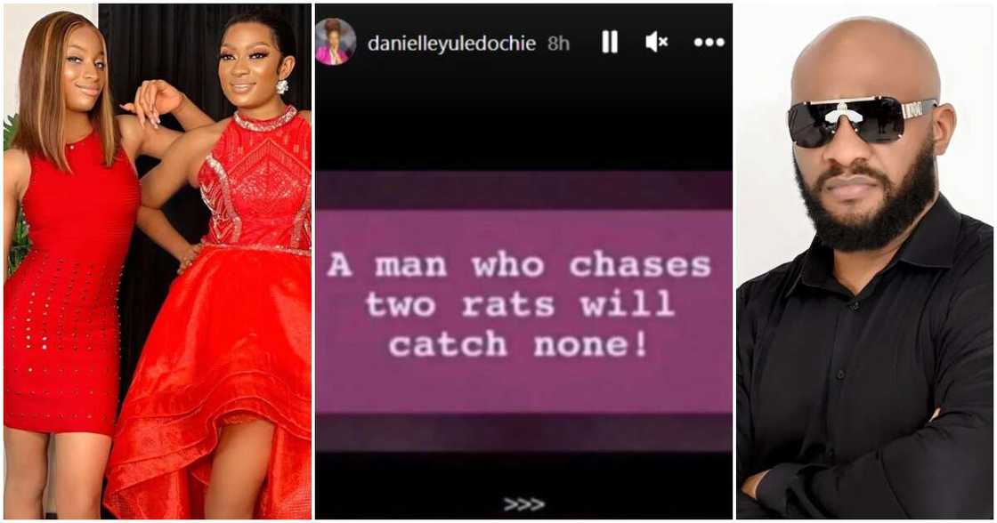 Yul Edochie's daughter Danielle shares cryptic post. Yul Edochie's daughter Danielle shares cryptic post.
