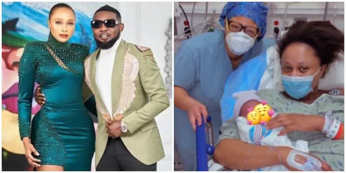 Photos of AY and his wife, Mabel with their son. Photos of AY and his wife, Mabel with their son.