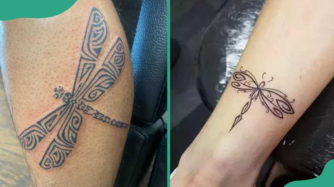 Tribal dragonfly tattoos Tribal dragonfly tattoos