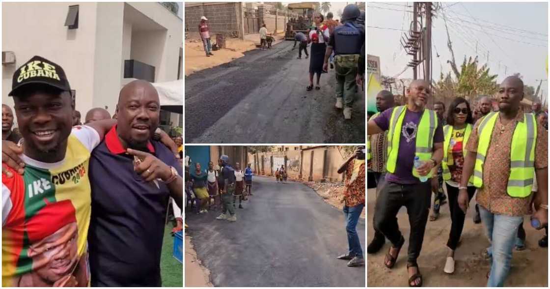 Obi Cubana campaigns for brother Ike Cubana. Obi Cubana campaigns for brother Ike Cubana.