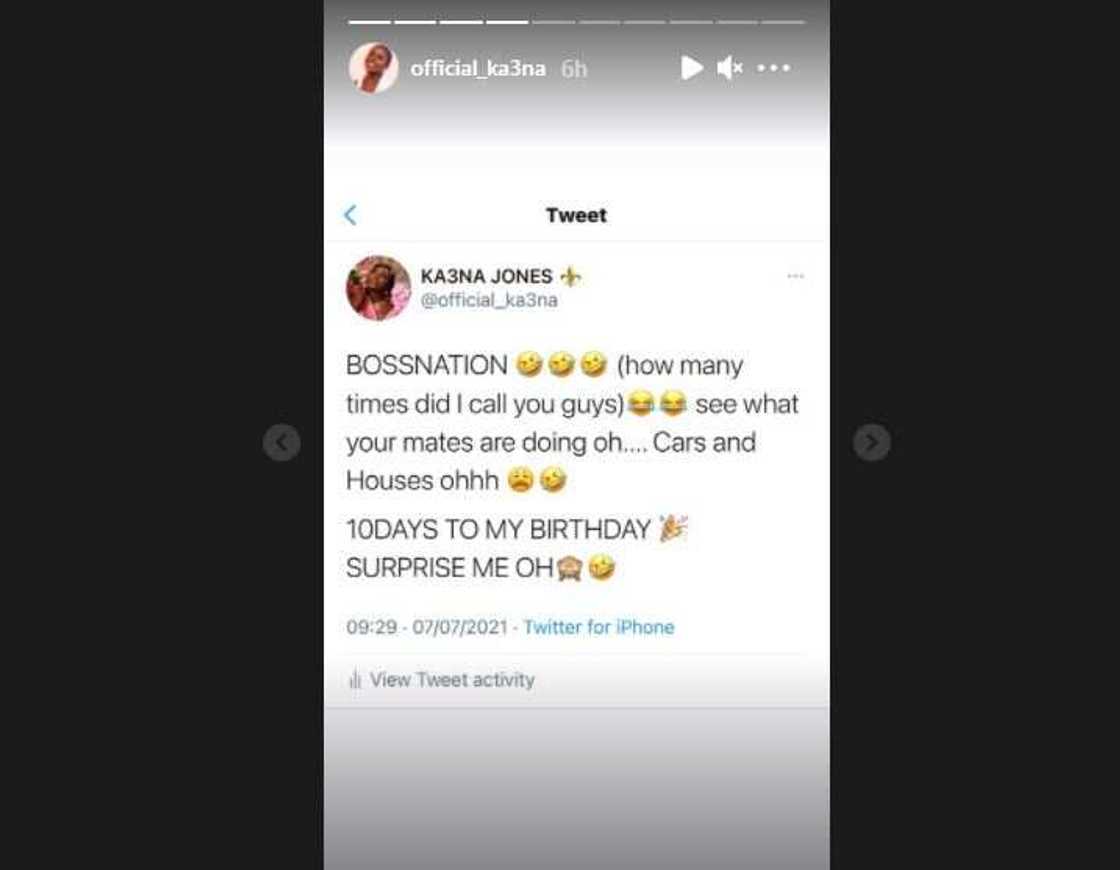 BBNaija star Ka3na BBNaija star Ka3na