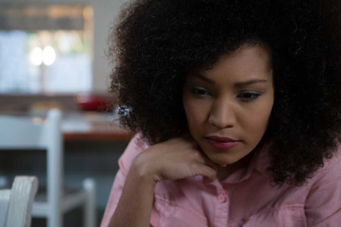 A woman shocked A woman shocked