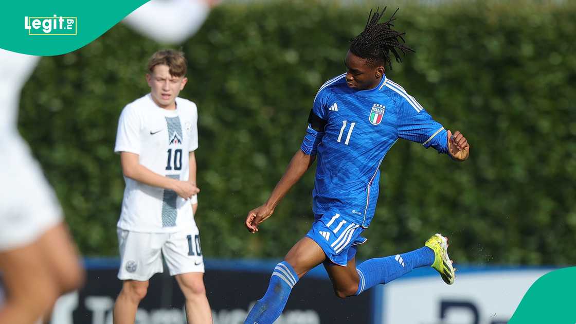 Italy U-17 player Destiny Onoguekhan Elimoghale is interested in playing for the senior Azzurrini's. Italy U-17 player Destiny Onoguekhan Elimoghale is interested in playing for the senior Azzurrini's.