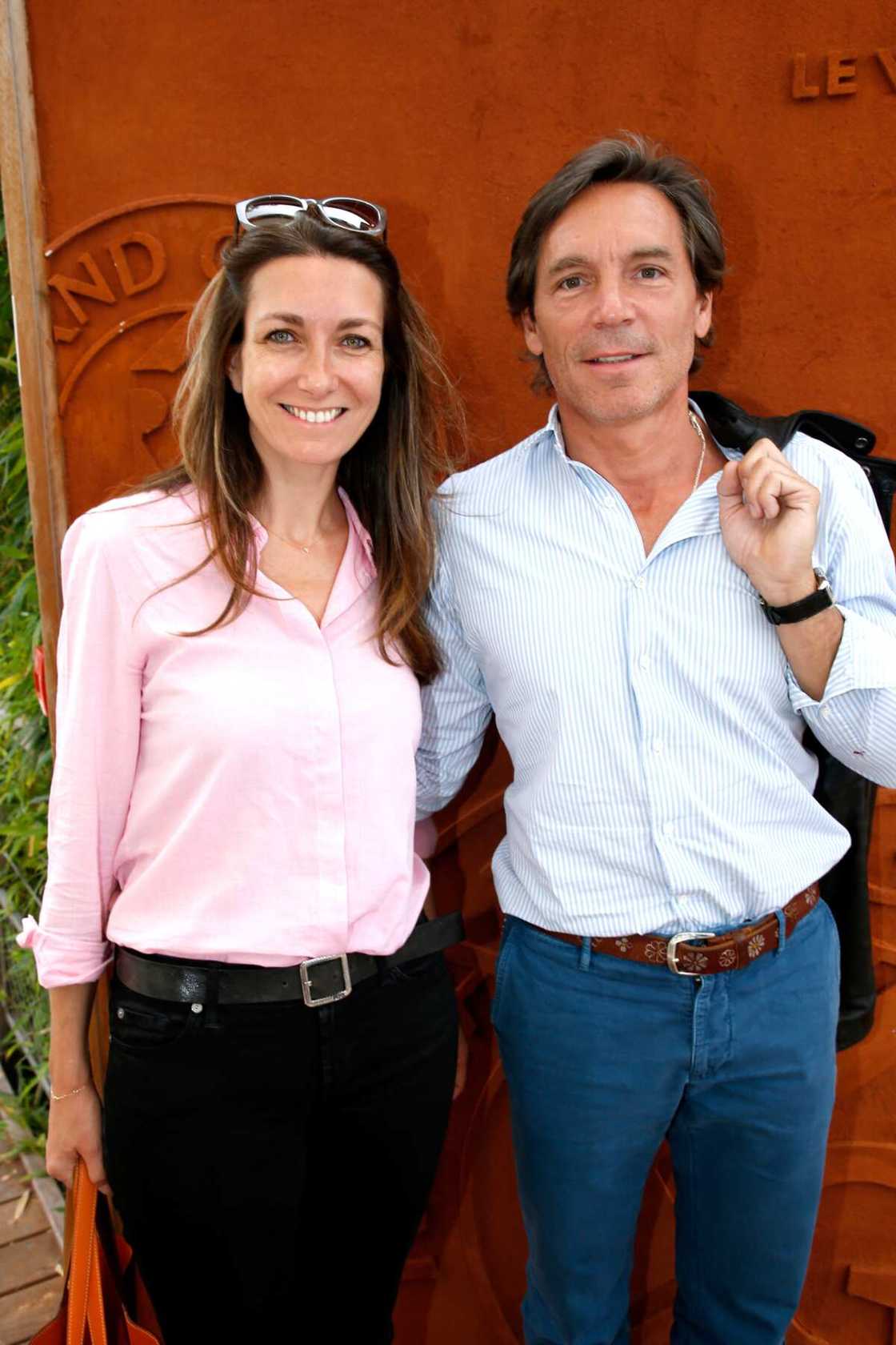Anne-Claire Coudray et Nicolas Vix, son heureux mari Anne-Claire Coudray et Nicolas Vix, son heureux mari