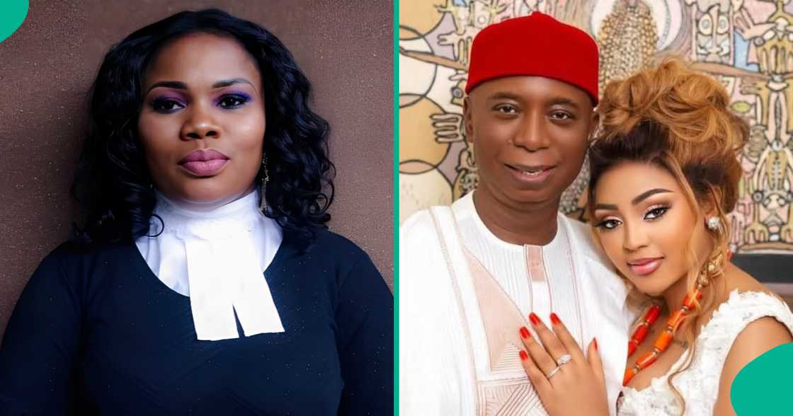 A Nigerian lawyer, Adefunke Treasure, faults Ned Nwoko amid his alleged marital crisis with Regina Daniels. A Nigerian lawyer, Adefunke Treasure, faults Ned Nwoko amid his alleged marital crisis with Regina Daniels.