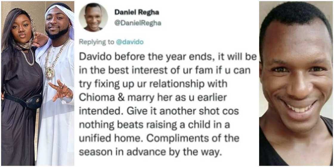 Daniel Regha advises Davido Daniel Regha advises Davido