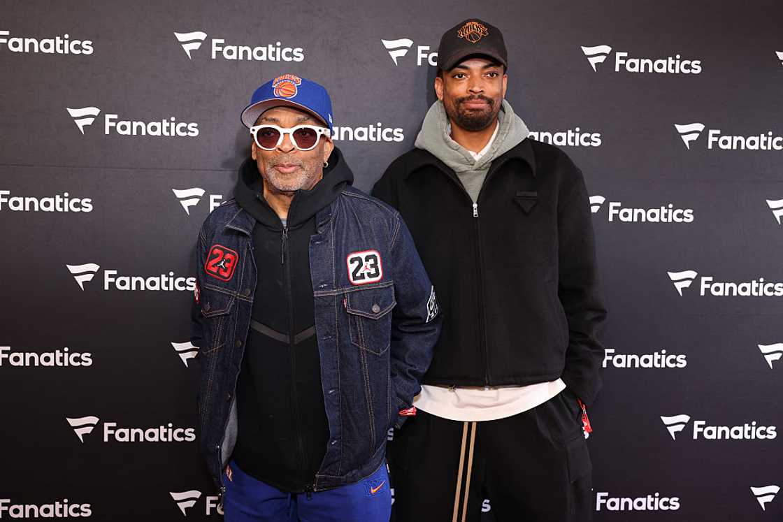 Spike Lee and Jackson Lewis Lee in San Francisco, California.