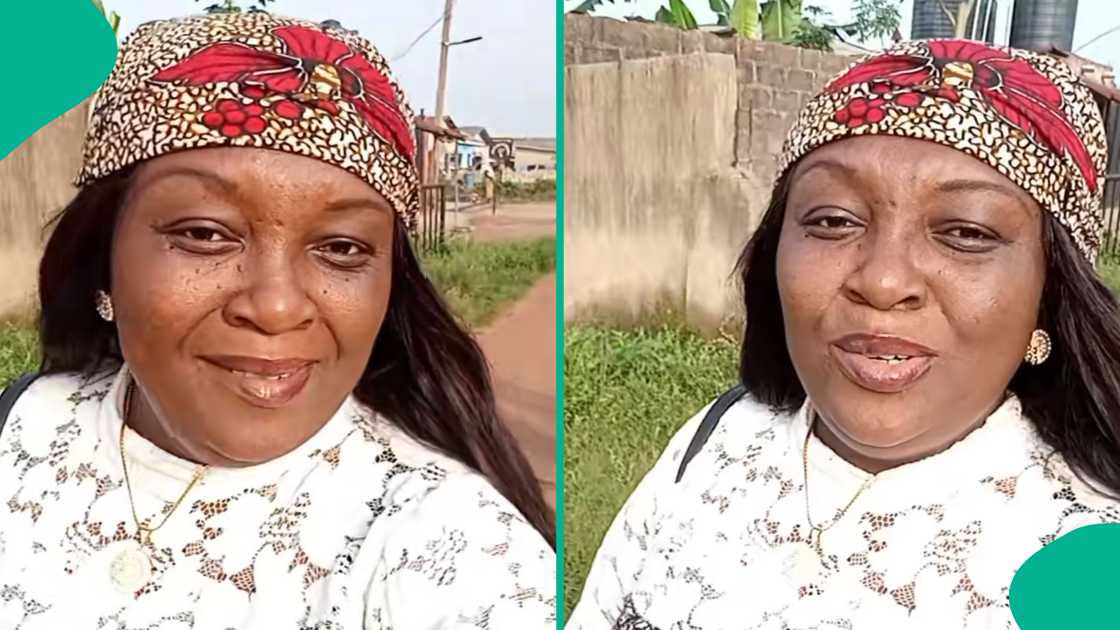 Lady fearfully cries out as rats roam around her compound.