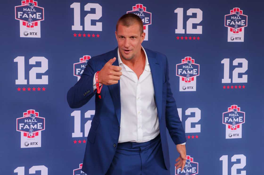 Rob Gronkowski at Gillette Stadium. Rob Gronkowski at Gillette Stadium.