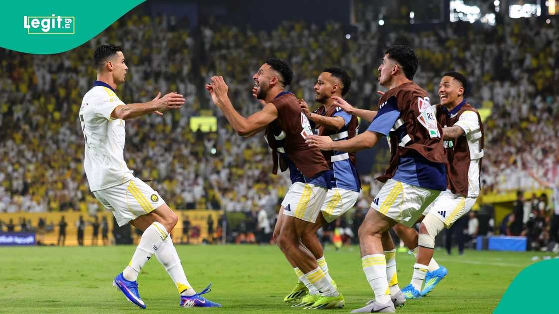 Cristiano Ronaldo, Saudi Pro League, Al Nassr, Damac, Al Awwal Park, Football. Cristiano Ronaldo, Saudi Pro League, Al Nassr, Damac, Al Awwal Park, Football.