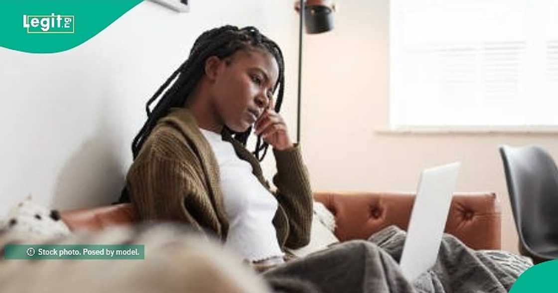 Lady worried as boyfriend fails to reassure her of his love for her 
Photo credit: @lepatohbadd/X.
LumiNola/Getty Images.
Depicted person has no relationship with story. Photo for illustration only.