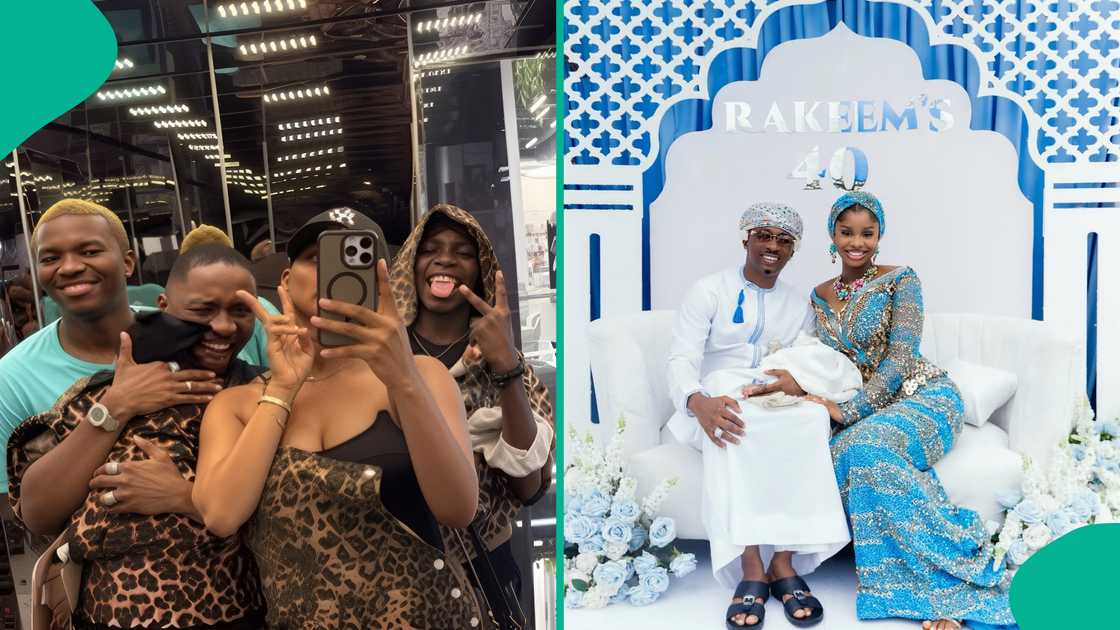 Juma Jux and his family step out in style.