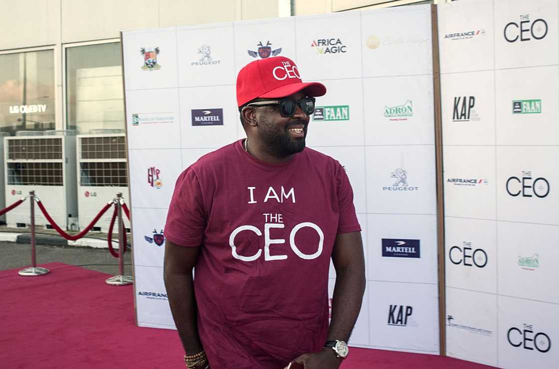 Afolayan at the Murtala Muhammed International Airport in Lagos