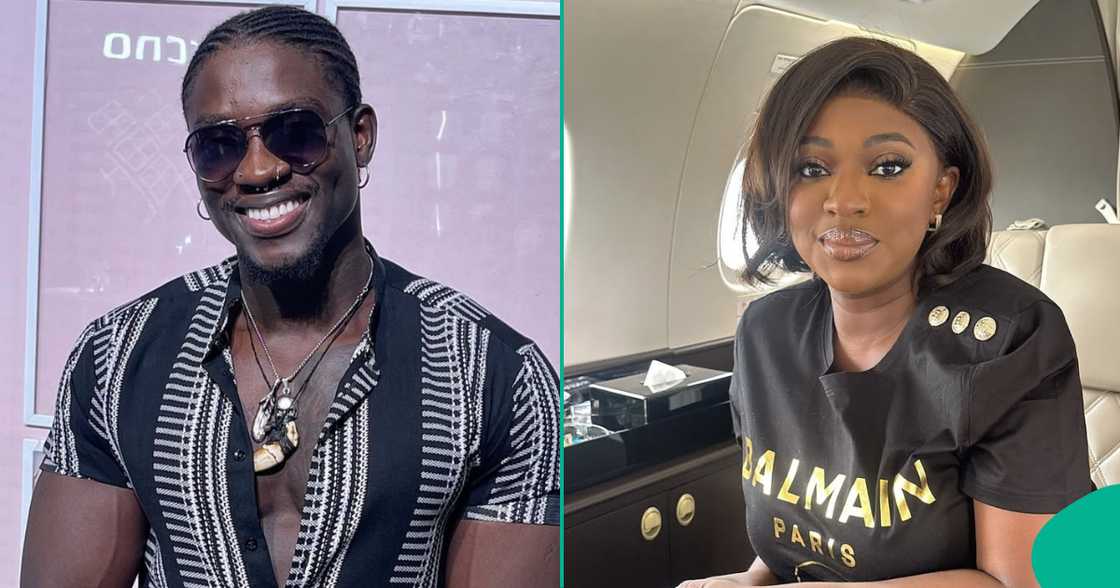 VDM links up with Yvonne Jegede at a club