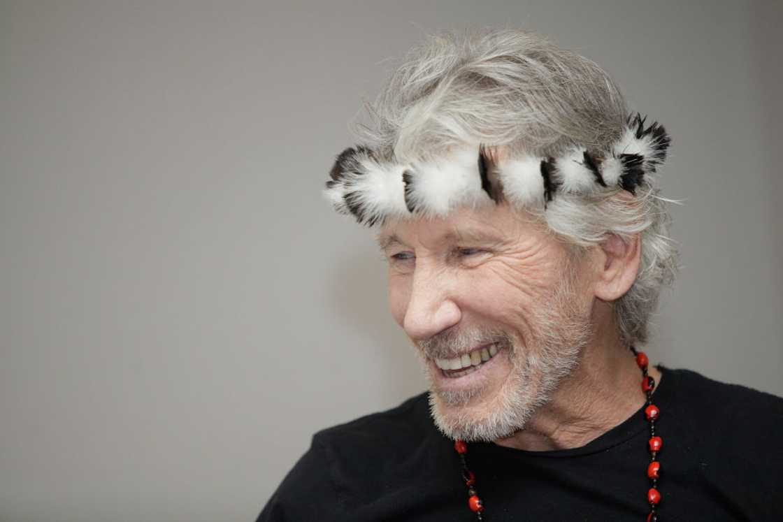 Roger Waters, at a press conference