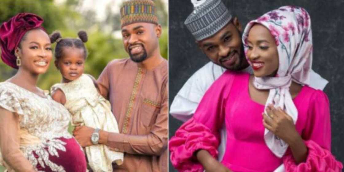 Hafsat and Aminu with their daughter Hafsat and Aminu with their daughter