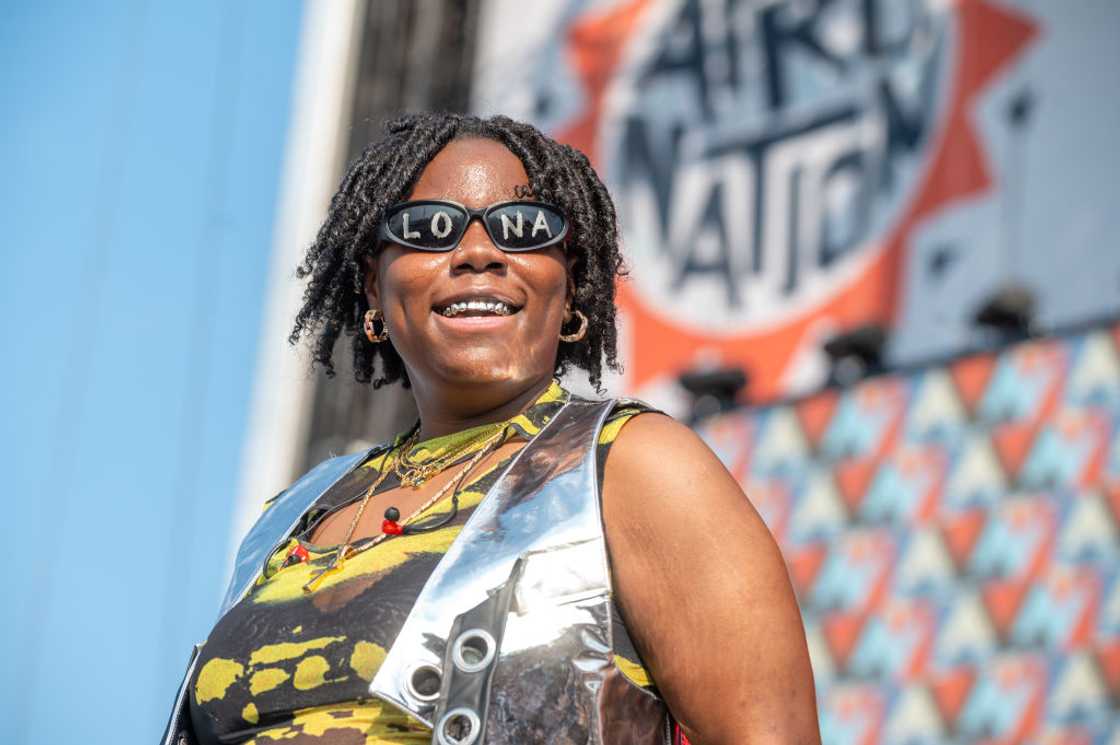 Teni performs onstage during Day 2 of the Afro Nation Detroit Festival in Detroit, Michigan Teni performs onstage during Day 2 of the Afro Nation Detroit Festival in Detroit, Michigan