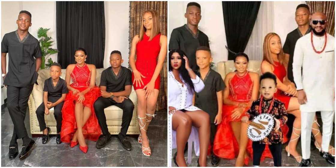 Yul Edochie Xmas photo Yul Edochie Xmas photo