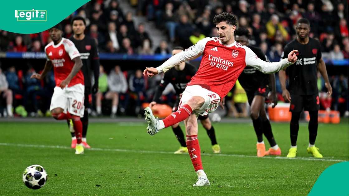 Kai Havertz, Arsenal, Bayer Leverkusen, UEFA, Champions League, Football. Kai Havertz, Arsenal, Bayer Leverkusen, UEFA, Champions League, Football.
