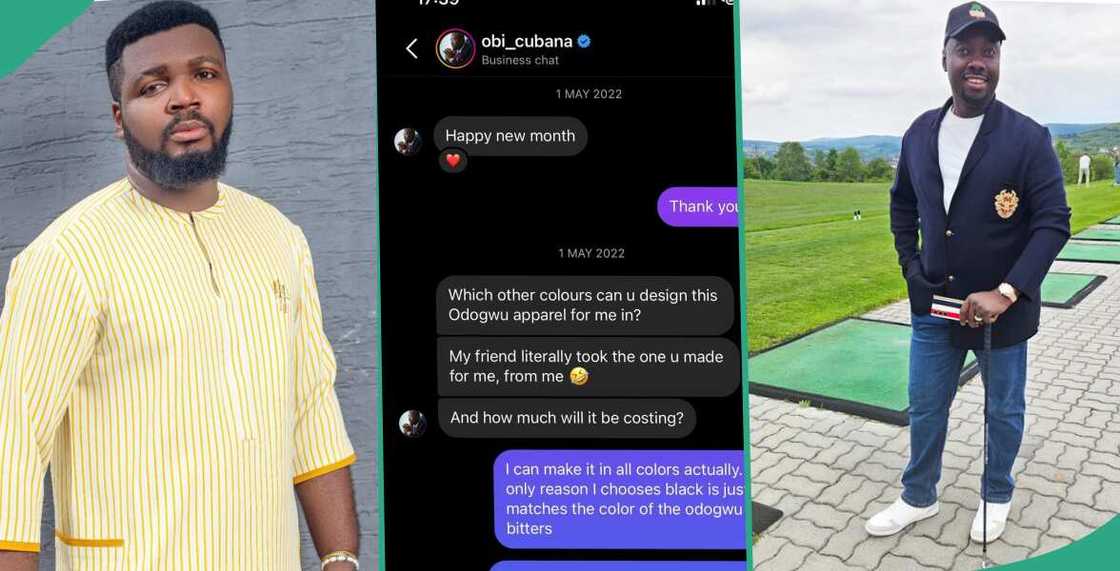 Male designer stirs reactions as he shares personal experience with Obi Cubana Male designer stirs reactions as he shares personal experience with Obi Cubana