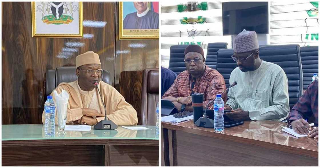 INEC Chairman, Yakub speaking during the inauguration of the 2023 election committees