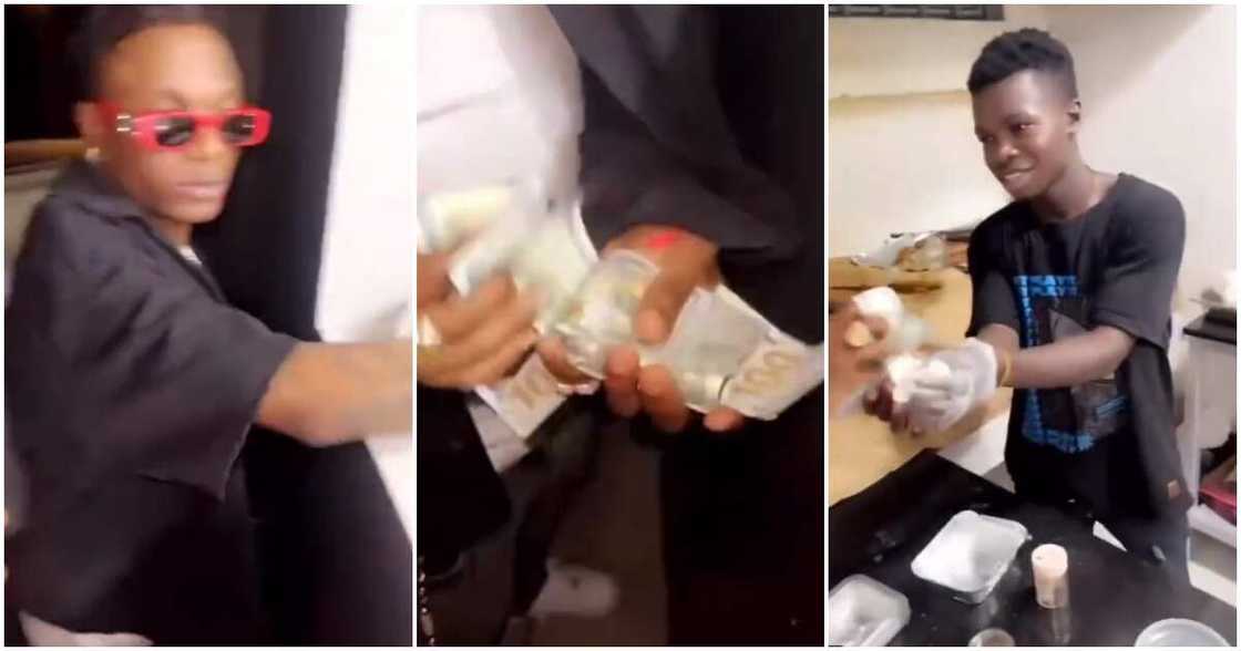 Wizkid gifts suya seller dollars Wizkid gifts suya seller dollars