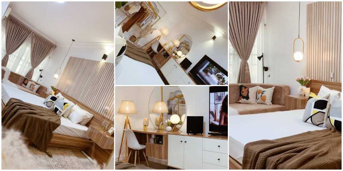 Nigerian Man Shows Off His Newly Furnished Large Tasteful Bedroom, Pictures Stir Huge Reactions Nigerian Man Shows Off His Newly Furnished Large Tasteful Bedroom, Pictures Stir Huge Reactions