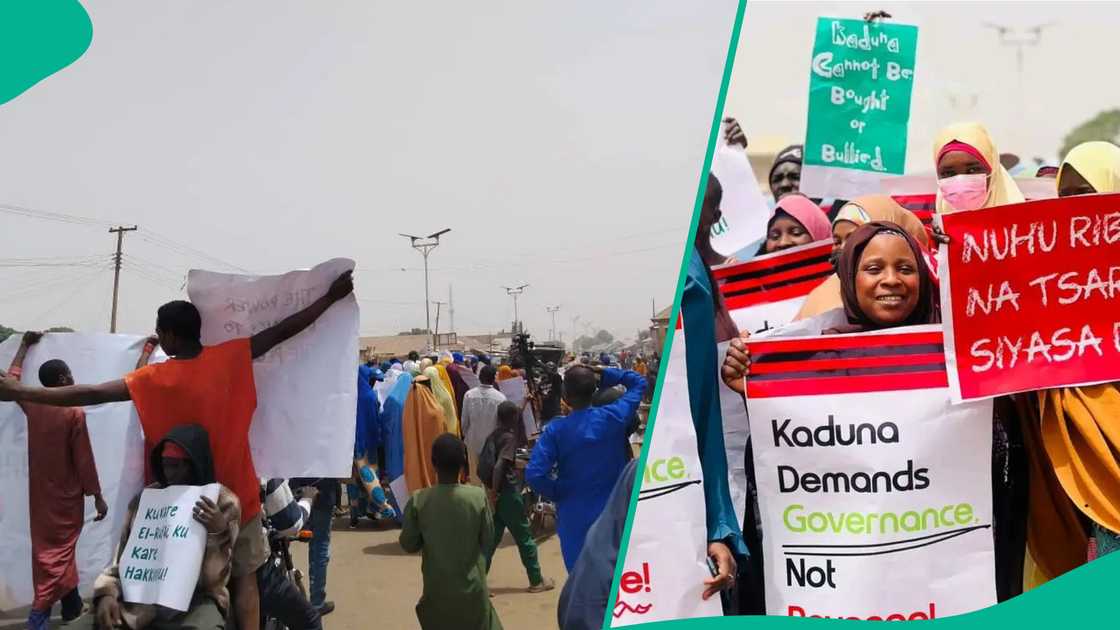 Kaduna youths hit the streets over Continuous Detention of El-Rufai