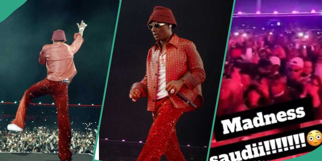 Clips of Wizkid's concert in Saudi Arabia goes viral Clips of Wizkid's concert in Saudi Arabia goes viral