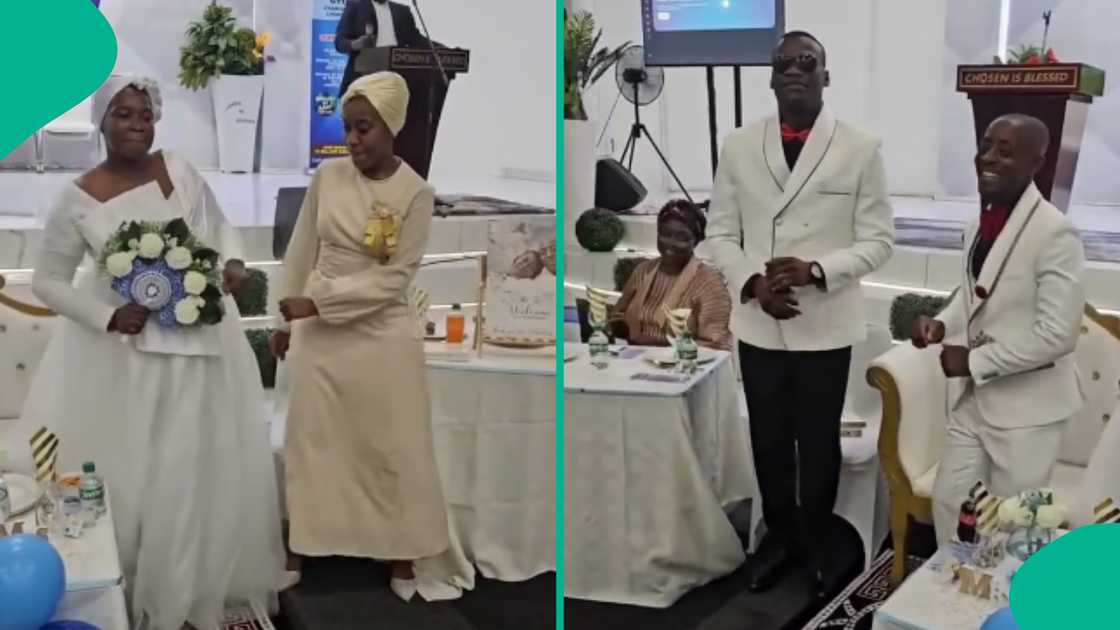 Reactions trail Lord's Chosen bride's outfit as she weds her husband, video emerges Reactions trail Lord's Chosen bride's outfit as she weds her husband, video emerges