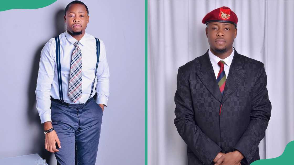 Lege Miami poses for different photos