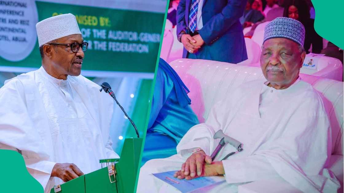 Gowon defends Buhari's eight-year presidency during the late leader's first-year remembrance.