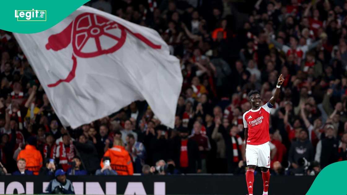Bukayo Saka, Arsenal, Atletico Madrid, UEFA Champions League, Europe.