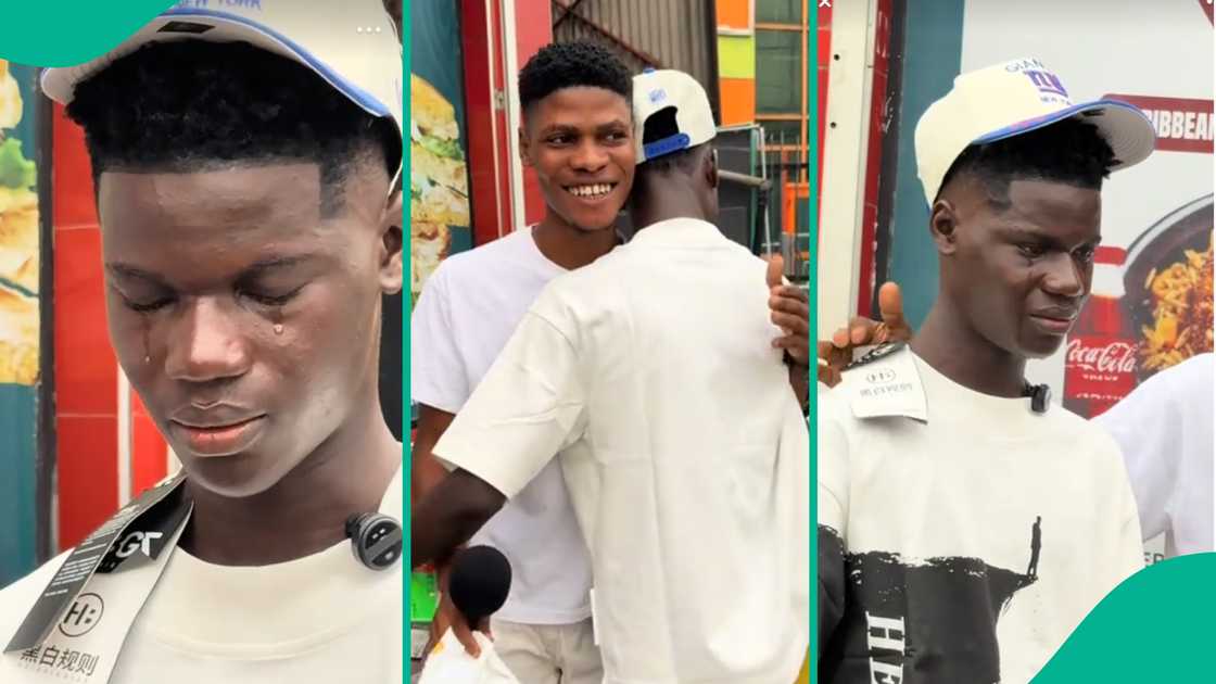 Hawker emotional as man offers him full scholarship.