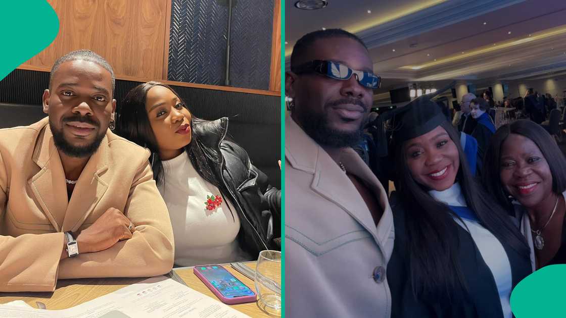 Adekunle Gold celebrates his sister's graduation Adekunle Gold celebrates his sister's graduation