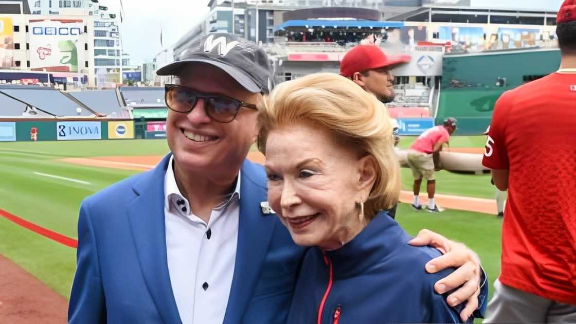 Mark Lerner with his mother, Annette Lerner at Nationals Park. Mark Lerner with his mother, Annette Lerner at Nationals Park.