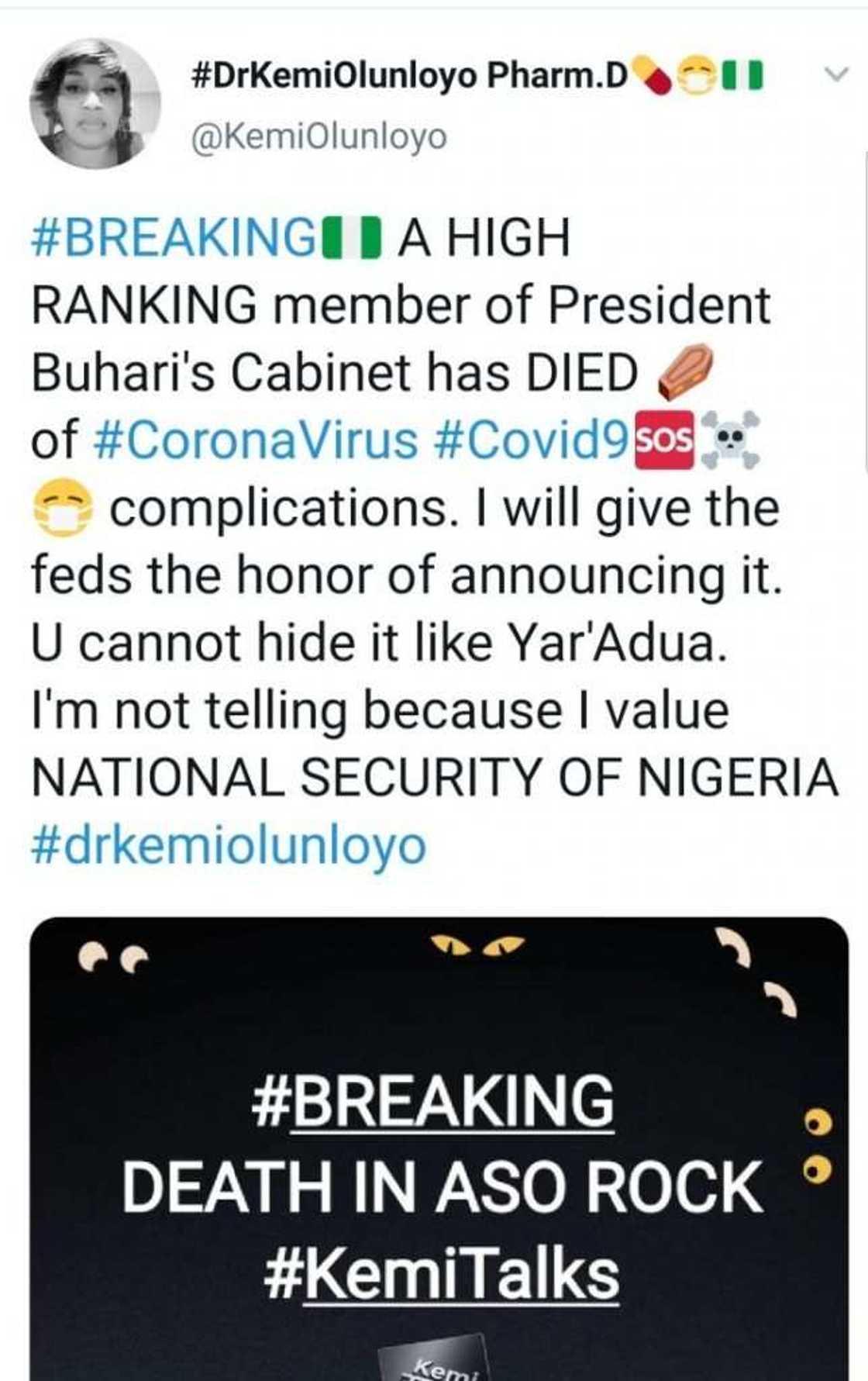 Abubuwa 4 masu rikitarwa game da mutuwar Abba Kyari Abubuwa 4 masu rikitarwa game da mutuwar Abba Kyari