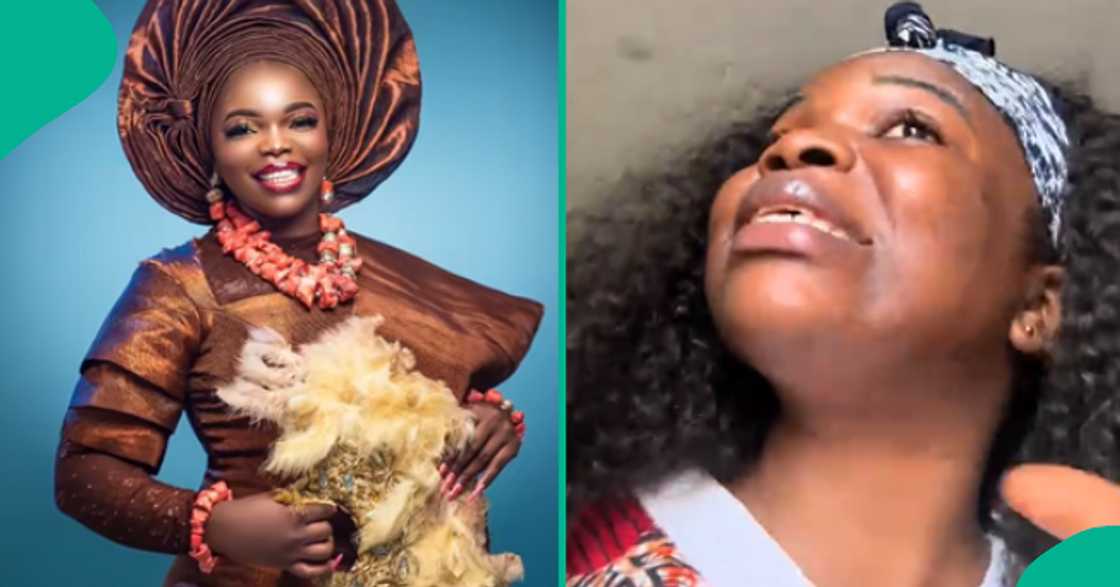 Lady emotional after her ex-husband chose to marry his baby mama.