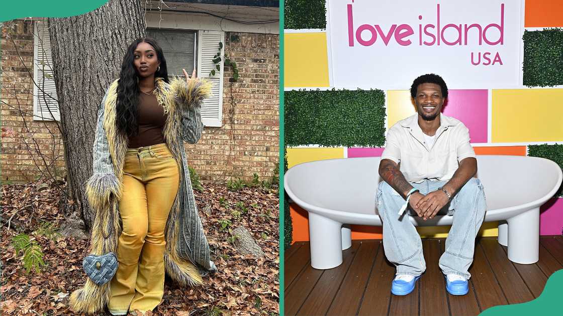 Kay Kay Gray in an outside compound and Keenan Anunay at Park Tavern Kay Kay Gray in an outside compound and Keenan Anunay at Park Tavern