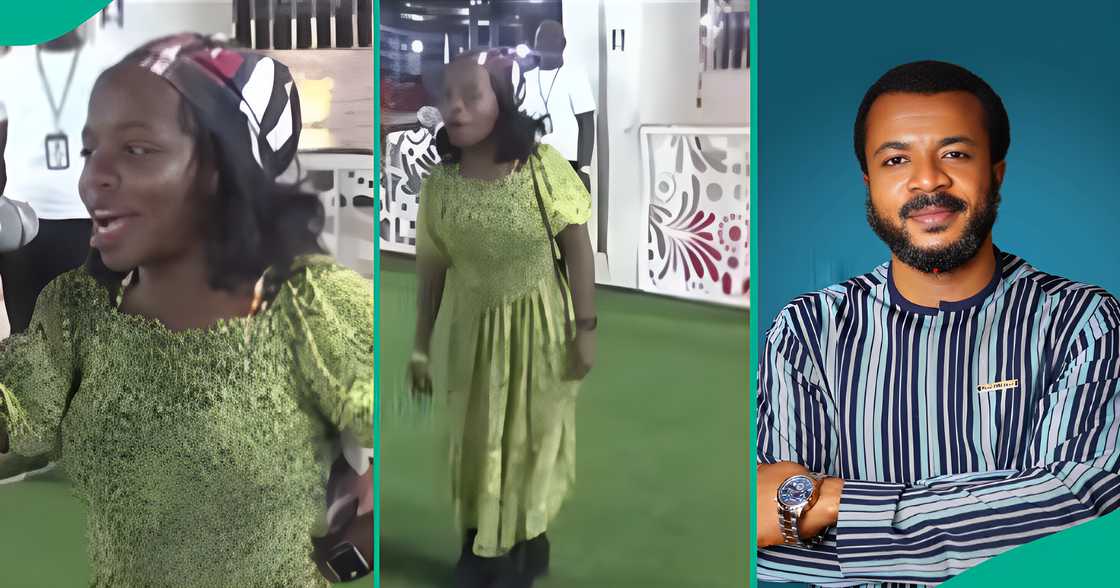 Lady drags men who dislike dating short women while speaking at Prophet Ebuka Obi's church