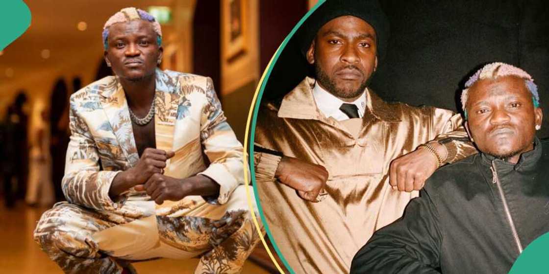 Portable Zazu poses with Skepta Portable Zazu poses with Skepta