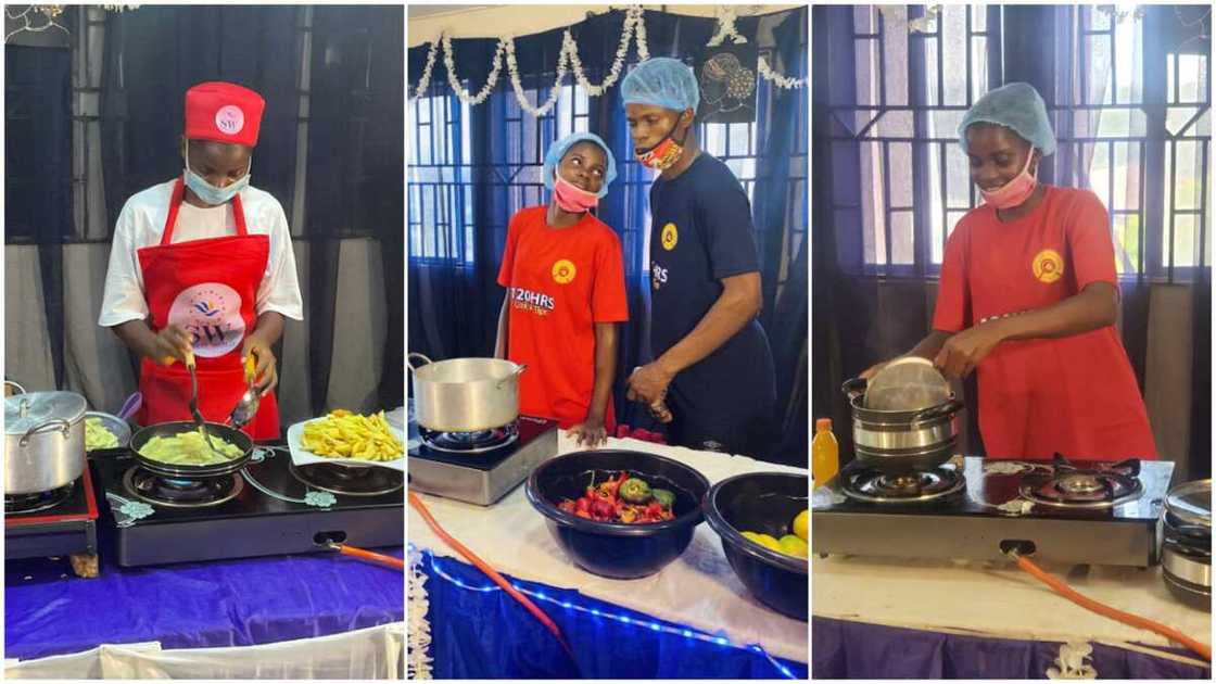 Chef Dammy in Ekiti/Nigerian lady cooked for 120 hours. Chef Dammy in Ekiti/Nigerian lady cooked for 120 hours.