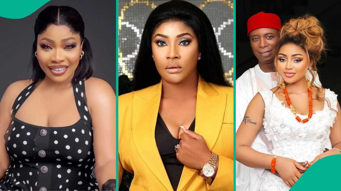 Doris Ogala calls out Angela Okorie for taunting Regina Daniels. Doris Ogala calls out Angela Okorie for taunting Regina Daniels.